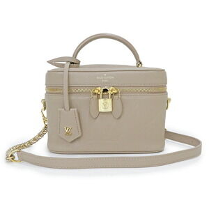 Louis Vuitton Vanity Chain Shoulder Handbag Crossbody Bag Empreinte Tourtrell